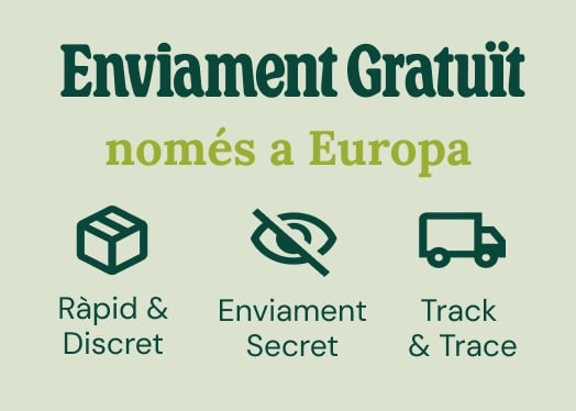 Enviament gratuït, ràpid i discret!